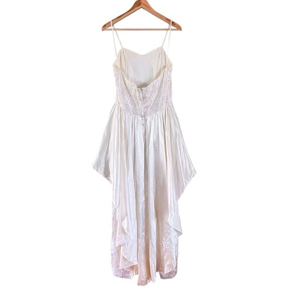 Roberta Of California Vintage 1980’s White Strapless Formal Dress - Picture 2 of 11